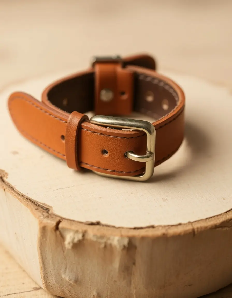Cinturino orologio pelle cuoio vintage tan