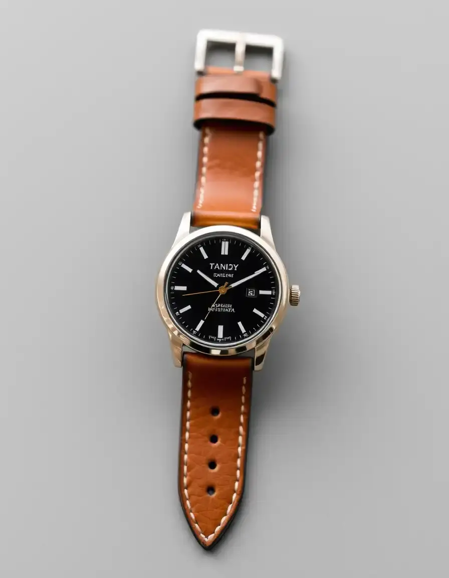 Cinturino in pelle chiara tan per look casual