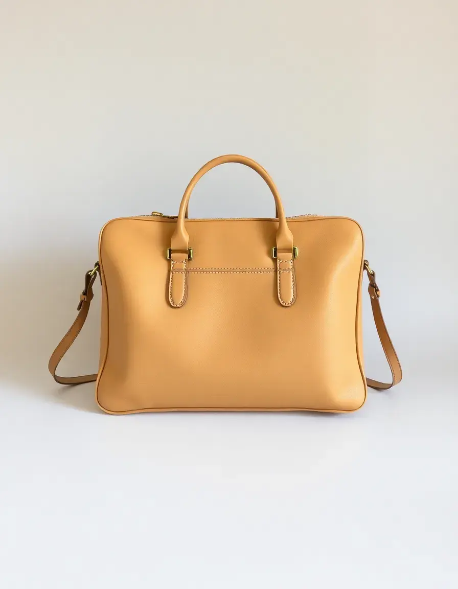 Borsa satchel beige in pelle di qualità