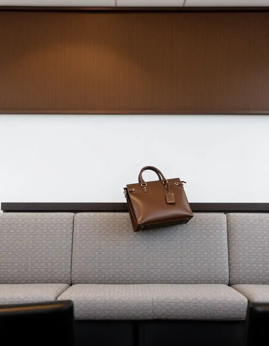 Borsa professionale in pelle color cuoio