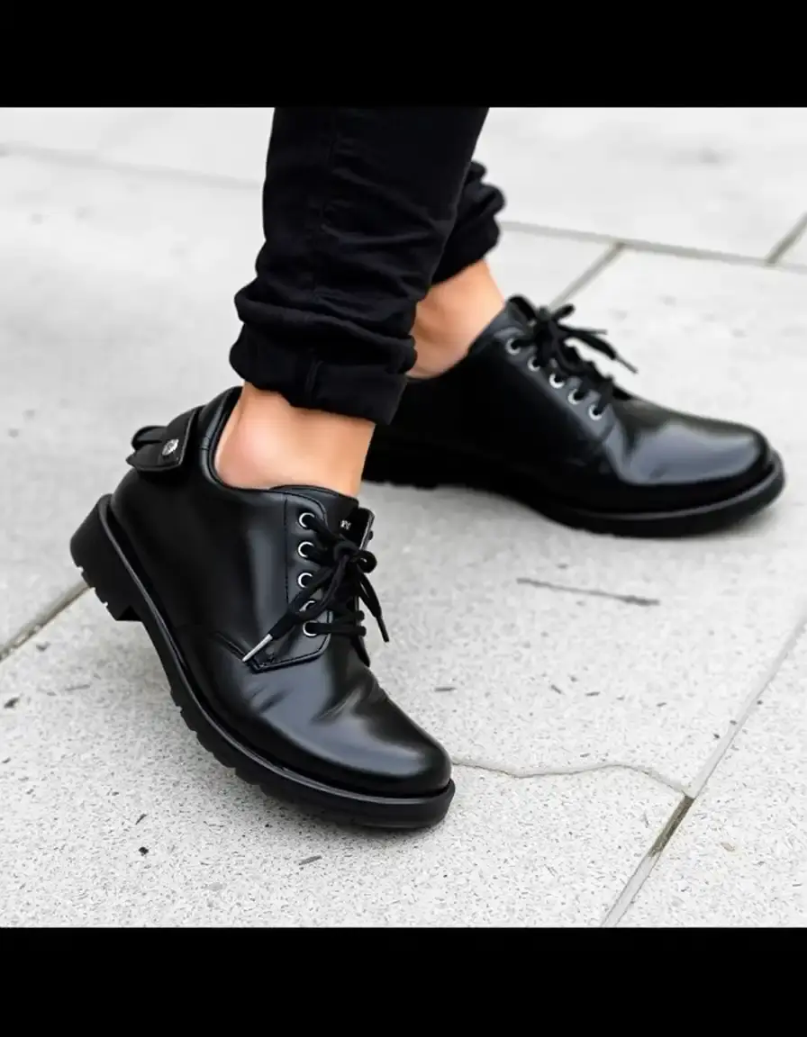 Giacca pelle casual nera versatile