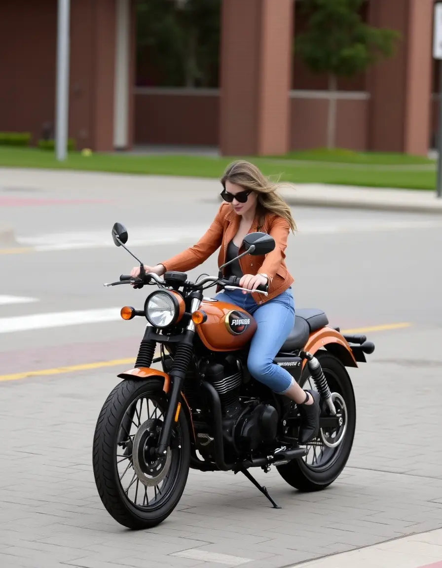 Chiodo stile moto color tan
