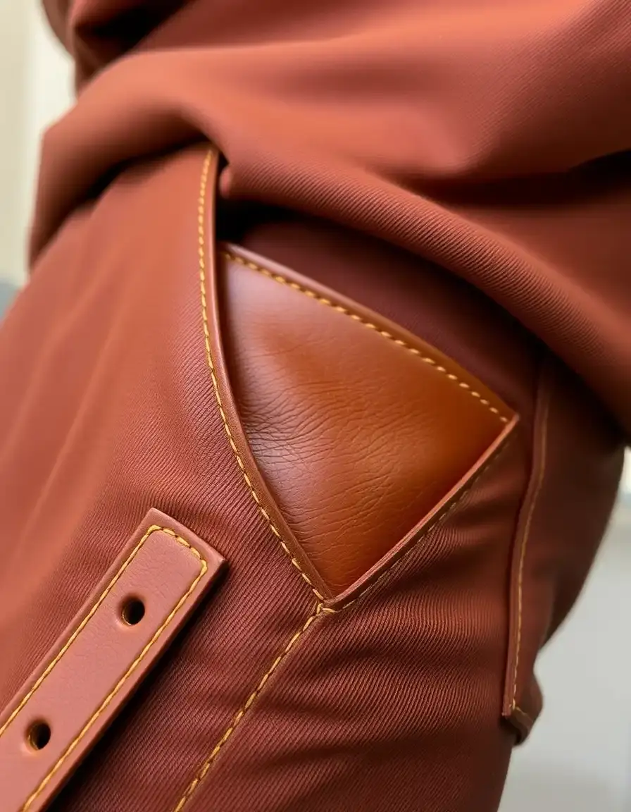 Cintura sottile slim uomo pelle tan