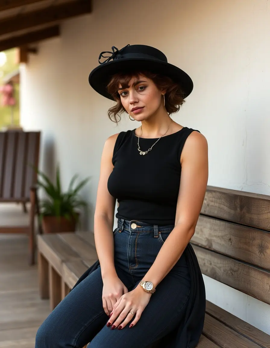 Giacca vintage donna pelle nera effetto invecchiato