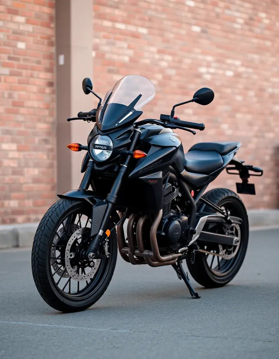 Giacca moto in pelle nera con protezioni